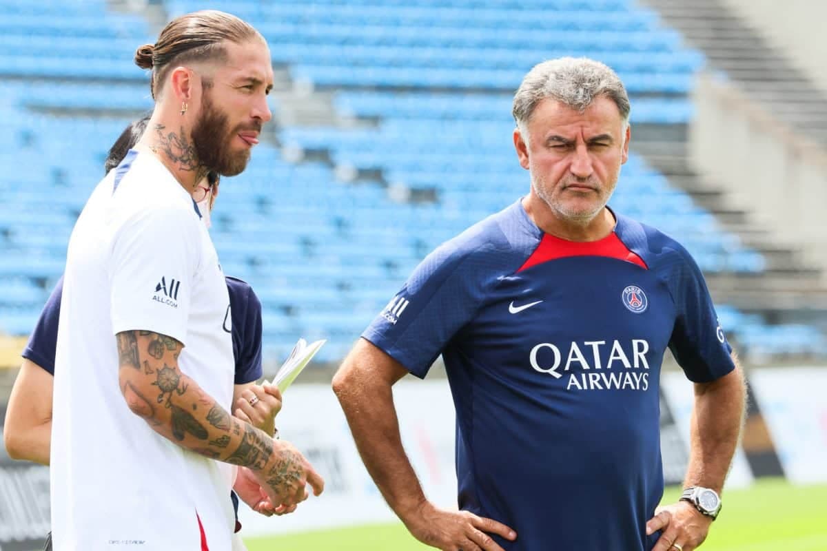 PSG: Sergio Ramos encense Christophe Galtier
