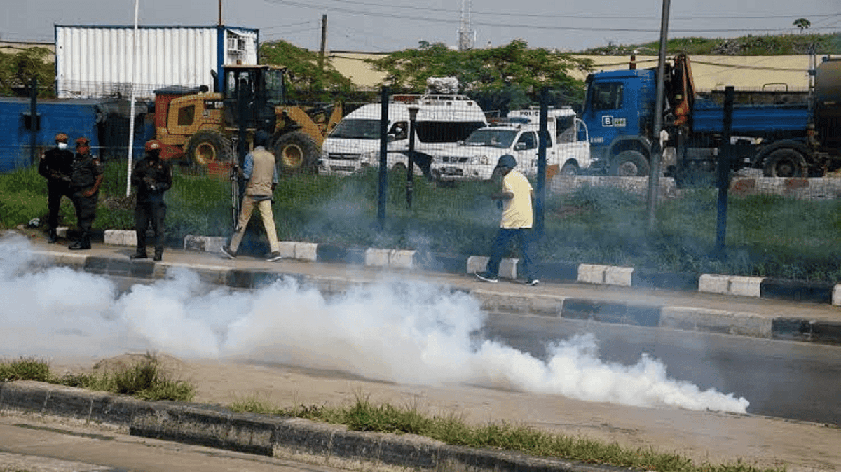 Nigeria: la police tire des gaz lacrymogènes sur des athlètes handicapés (Vidéo)