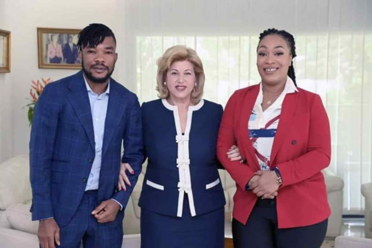 Josey: la chanteuse et son compagnon Serey Dié reçus par la 1ère dame, Dominique Ouattara