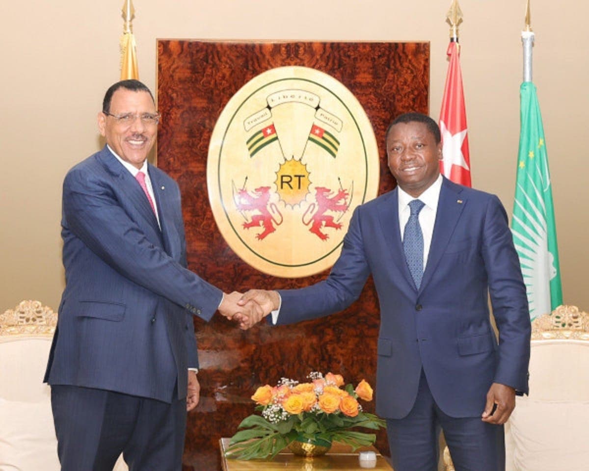 Niger – Togo: Bazoum et Faure veulent renforcer l’axe Lomé-Niamey