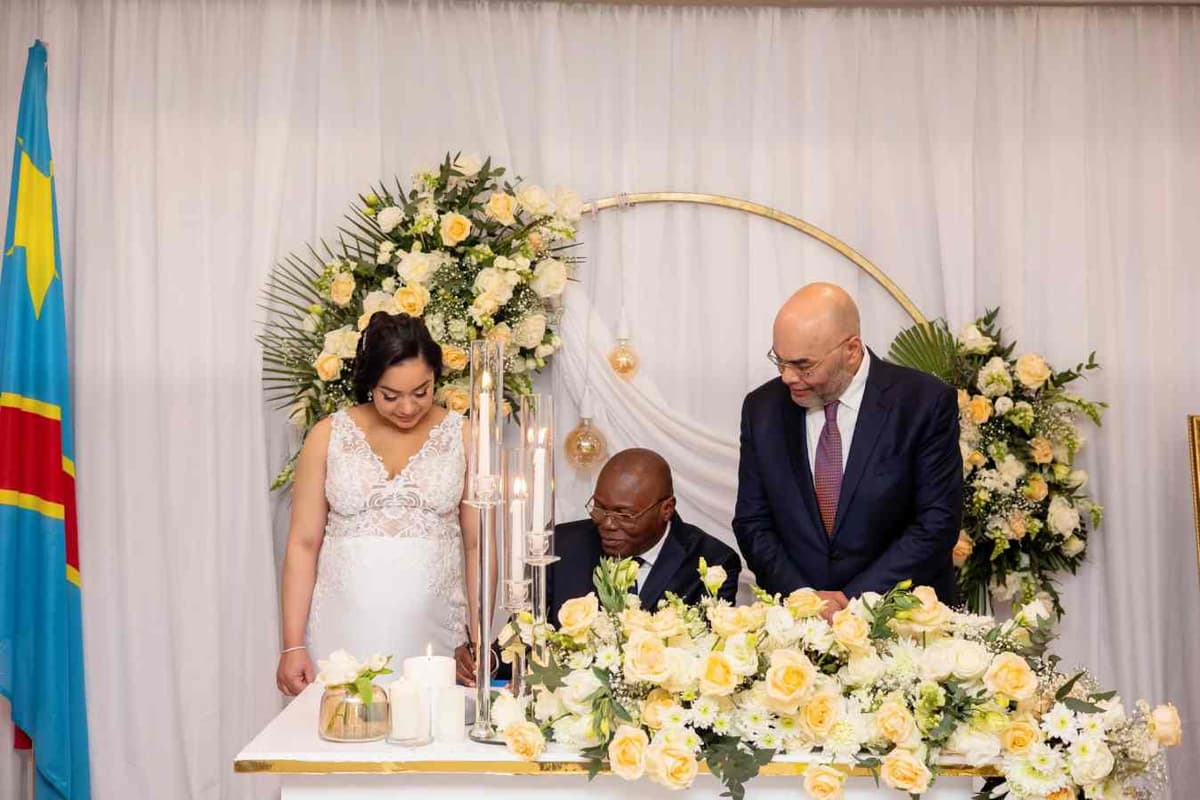 Adam Bombolé: remariage du producteur congolais 13 ans après la mort de son épouse