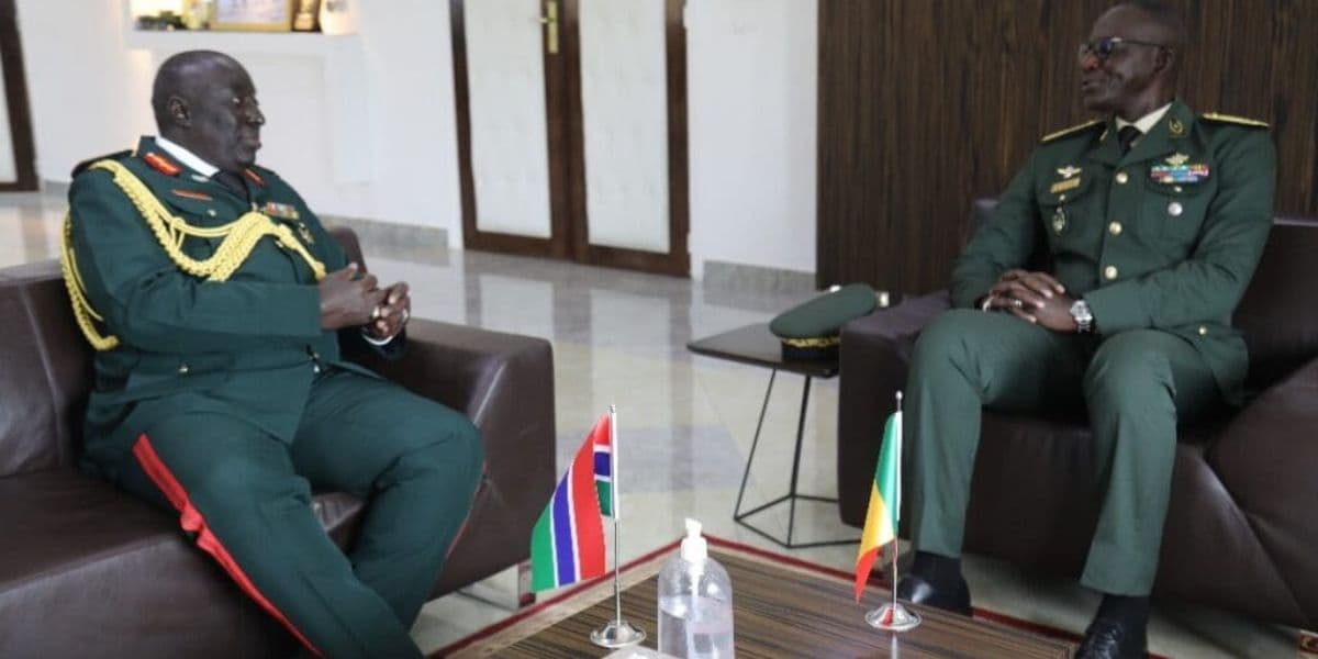 Sénégal : visite du Chef d’État-Major de l’armée gambienne