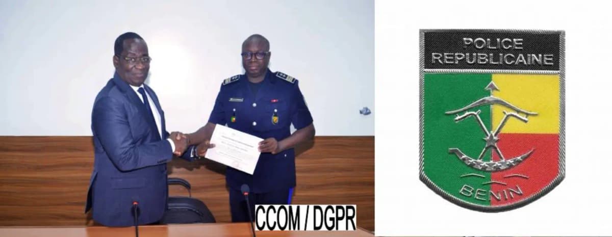 Concours d’Agrégation du CAMES: admis, le commissaire Oswald Goukodadja reçoit les félicitations du ministre