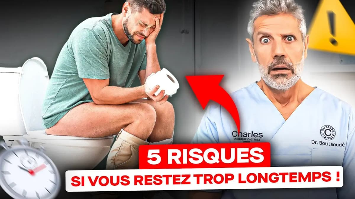 05 raisons pour lesquelles il ne faut pas rester longtemps assis aux toilettes