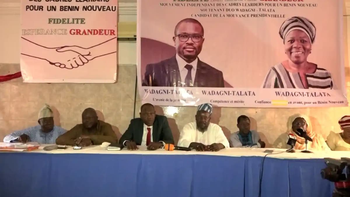 Présidentielle 2026 au Bénin: le MICL soutient le duo Wadagni – Talata