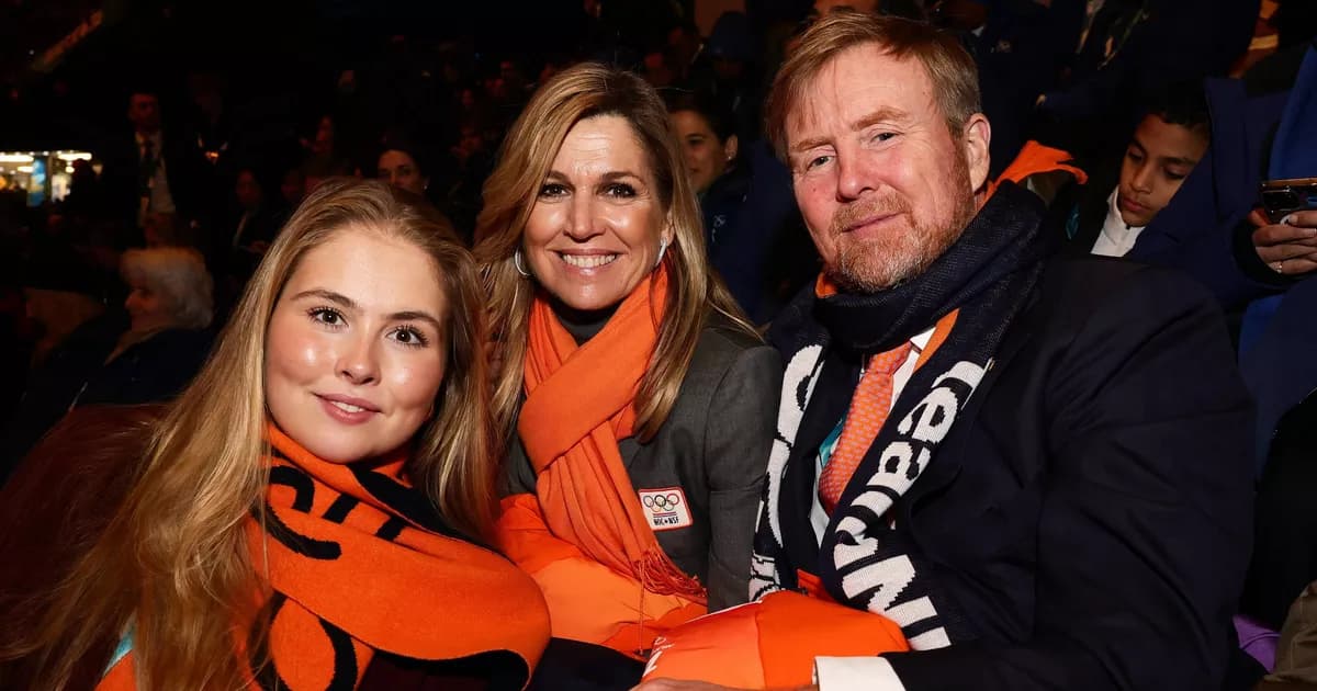 Anne d’Angleterre dans les gradins à l’ouverture des JO d’hiver 2026 à Milan-Cortina