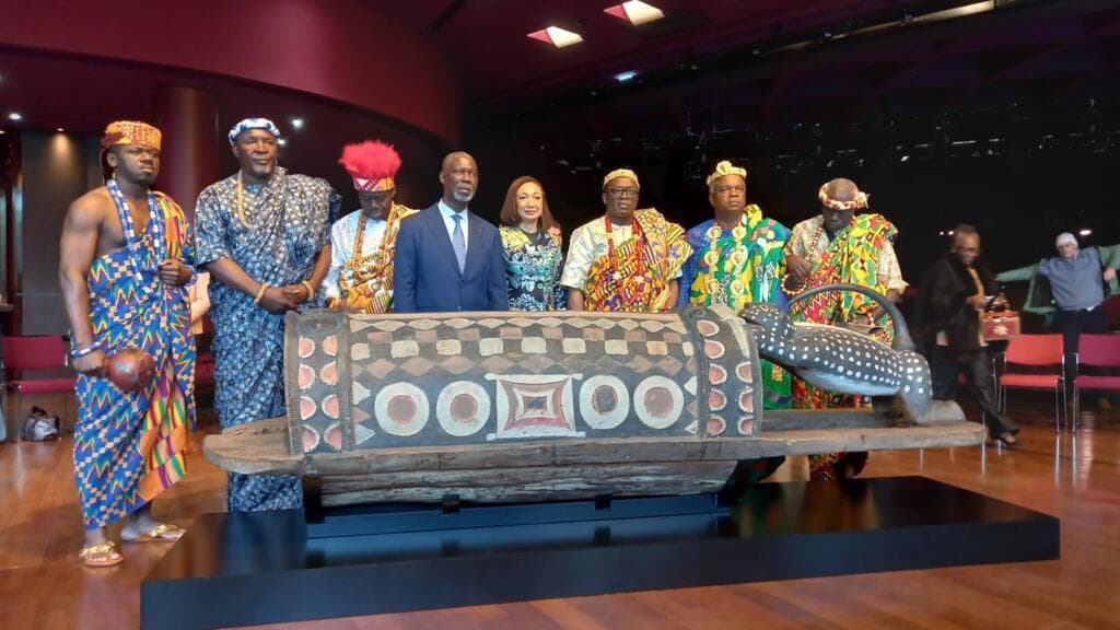 Côte d’Ivoire : autorisation de retour pour le tambour parleur après 110 ans