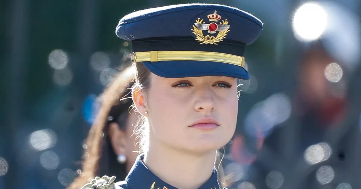 Leonor d’Espagne mise au calme par le palais pendant sa formation militaire
