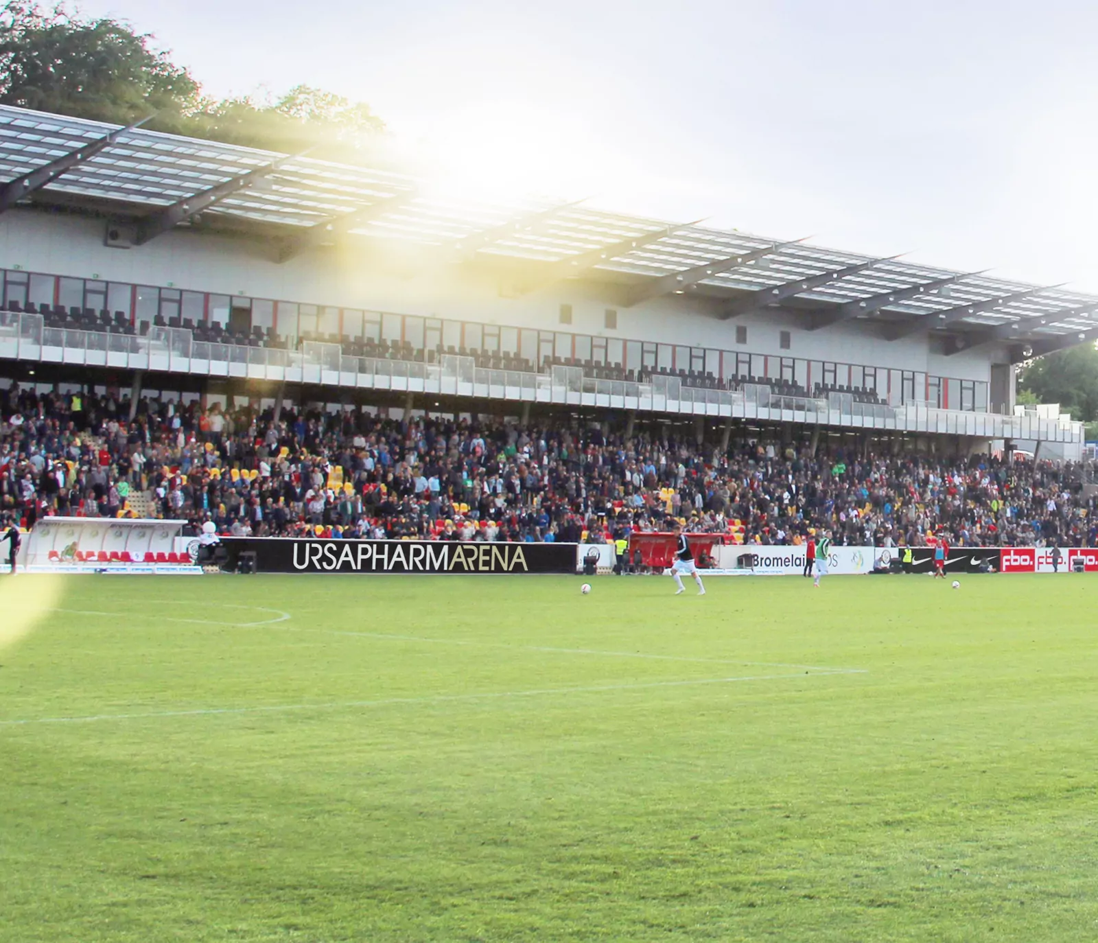 L'Ursapharm-Arena, stade du SV Elversberg en Allemagne.