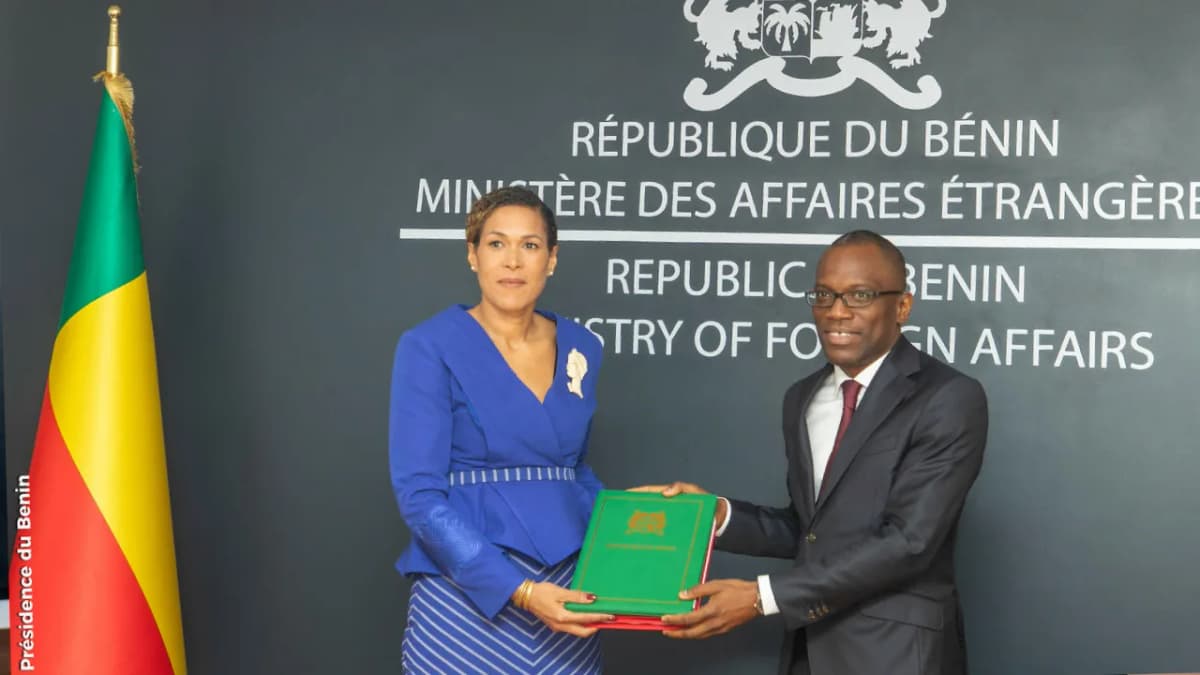 Beninese diplomacy: Corinne Amori Brunet sets three priorities as she takes office.
