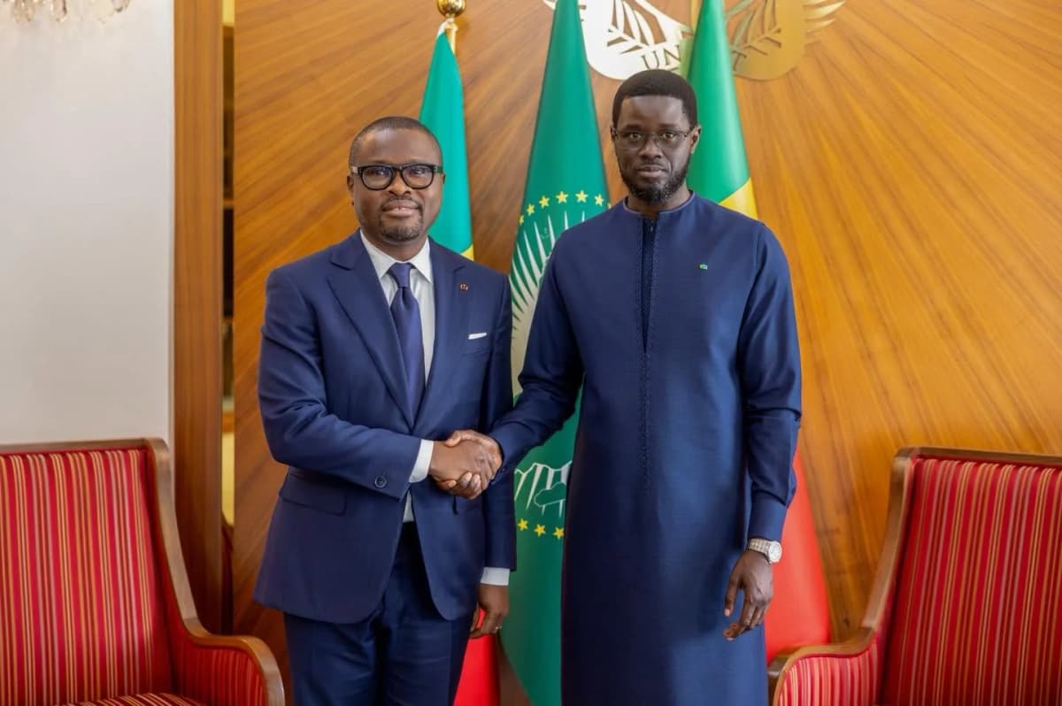 Senegal: Romuald Wadagni received by Bassirou Diomaye Faye