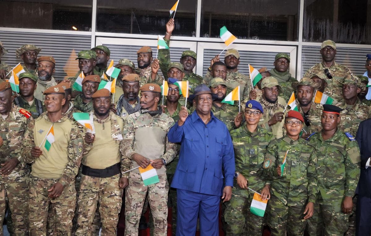 Côte d’Ivoire: retour des 46 militaires condamnés et graciés au Mali
