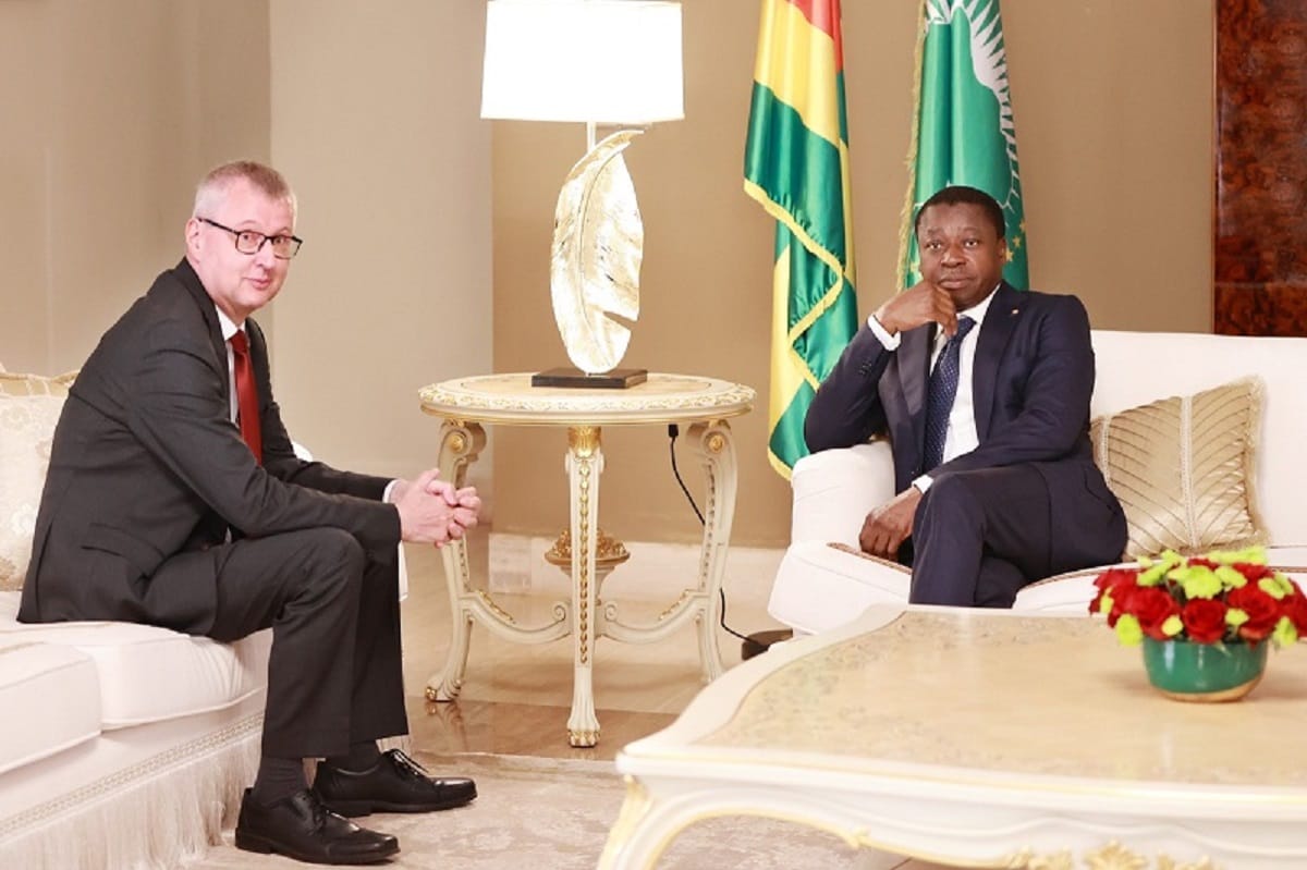 Diplomatie: en fin de mission au Togo, Veltin fait ses adieux à  Faure Gnassingbé