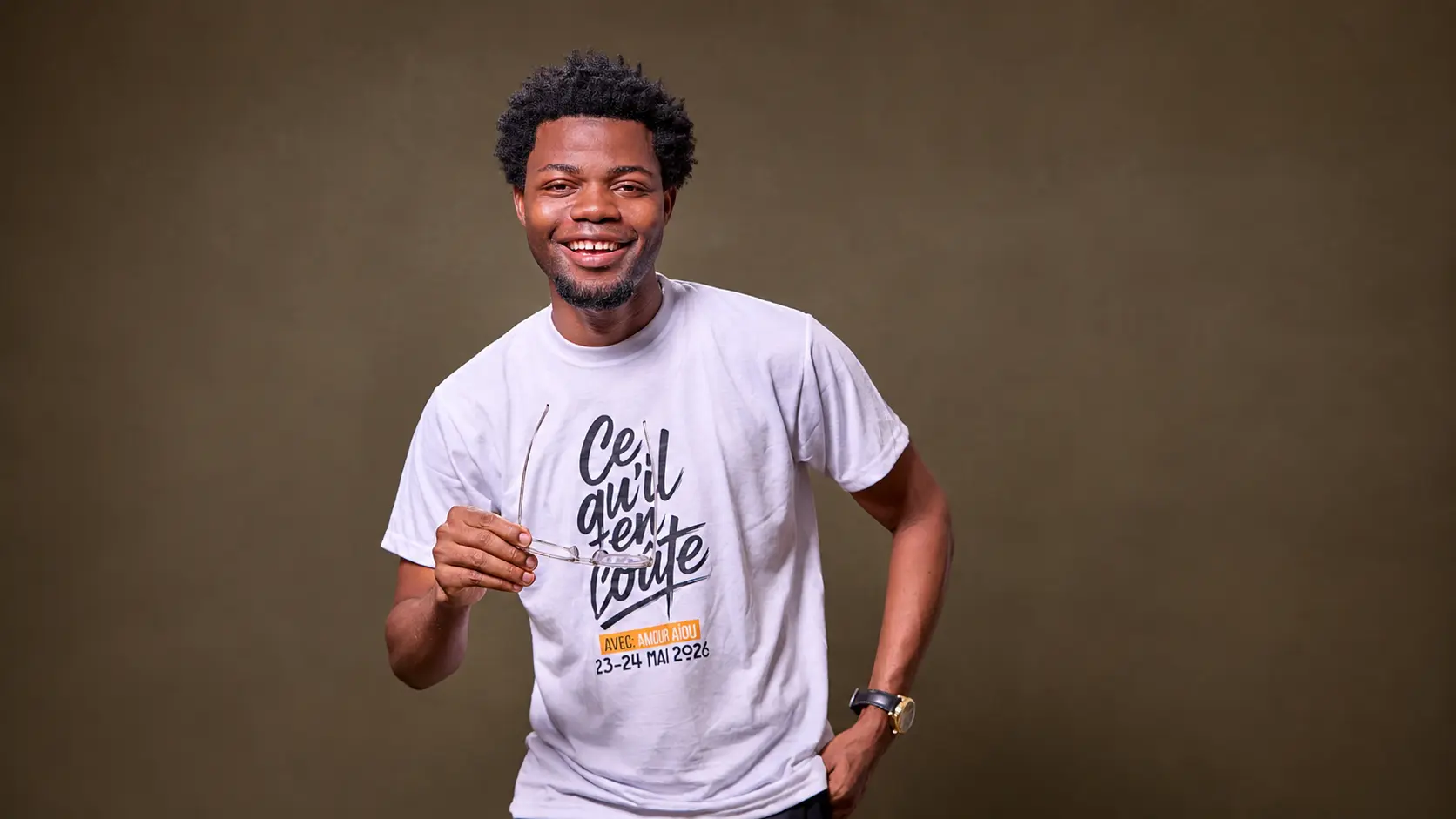 Bénin : l’humoriste Amour Aiou en spectacle les 23 et 24 mai