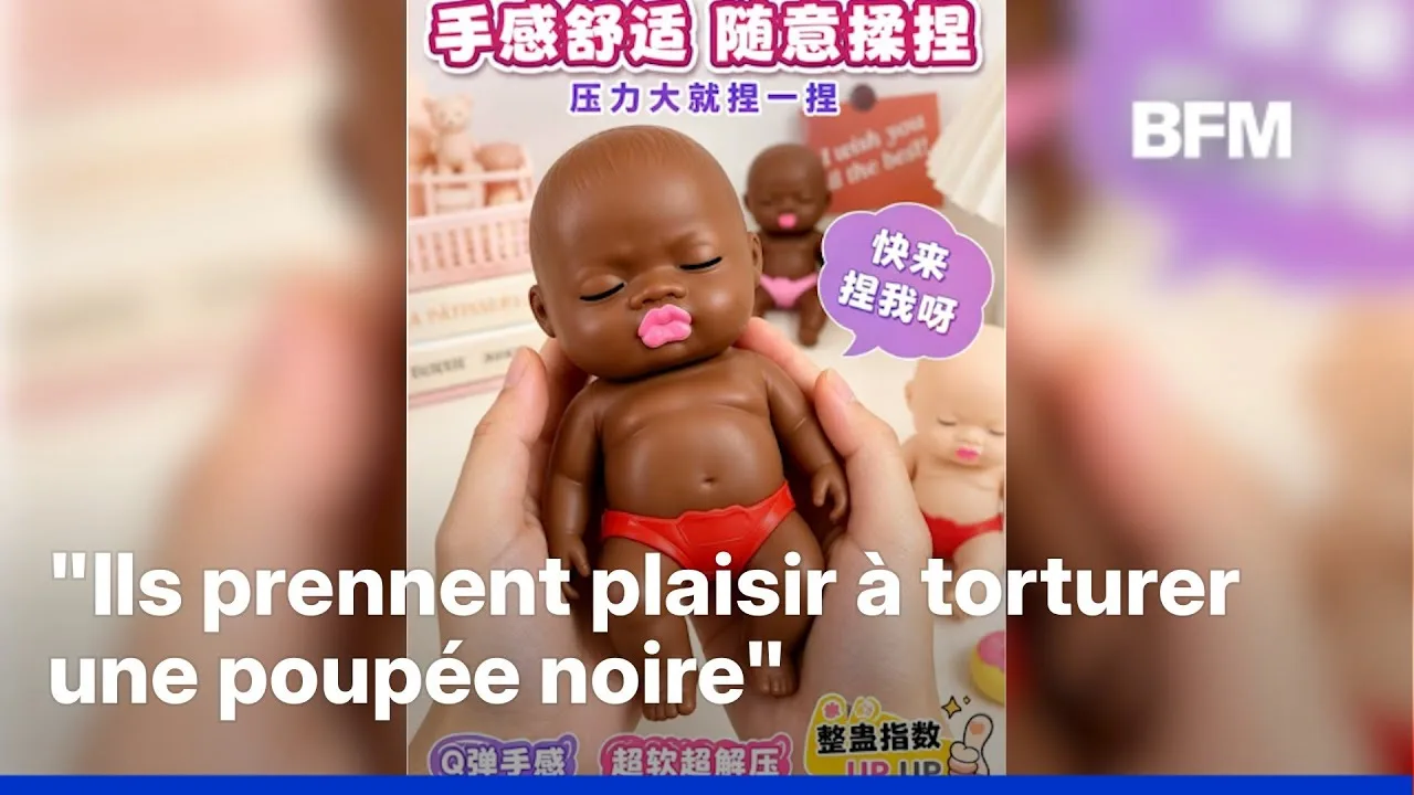 « Natasha Doll »: en Chine, la poupée noire anti-stress fait polémique