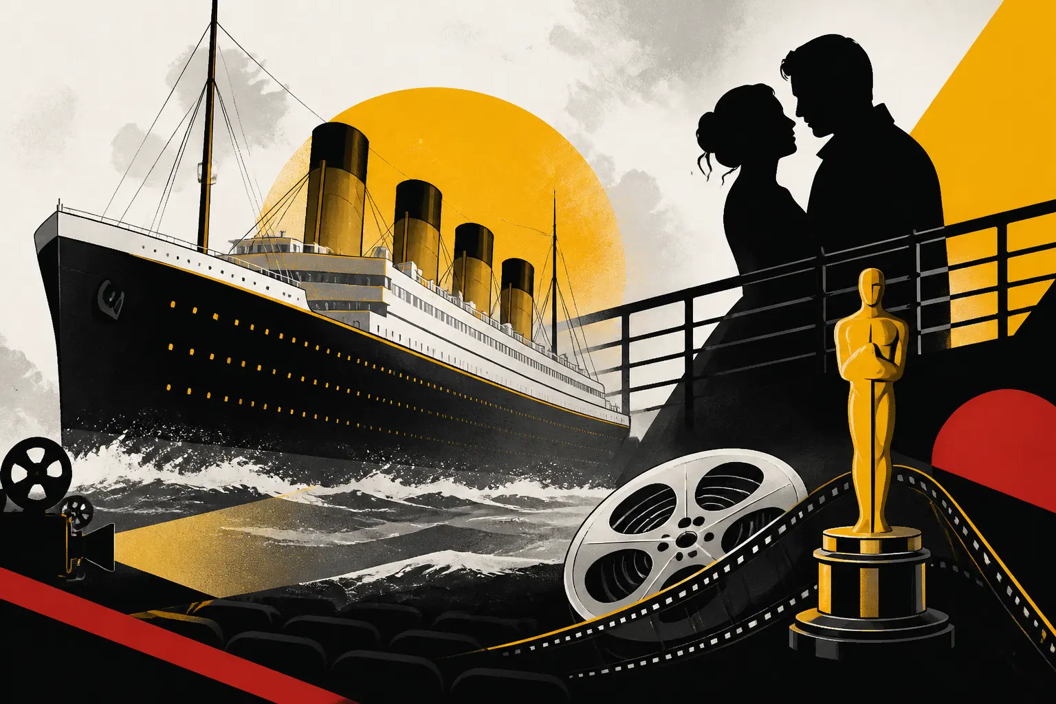 Titanic en tête du box-office français : James Cameron, 21,4 millions d’entrées et 11 Oscars