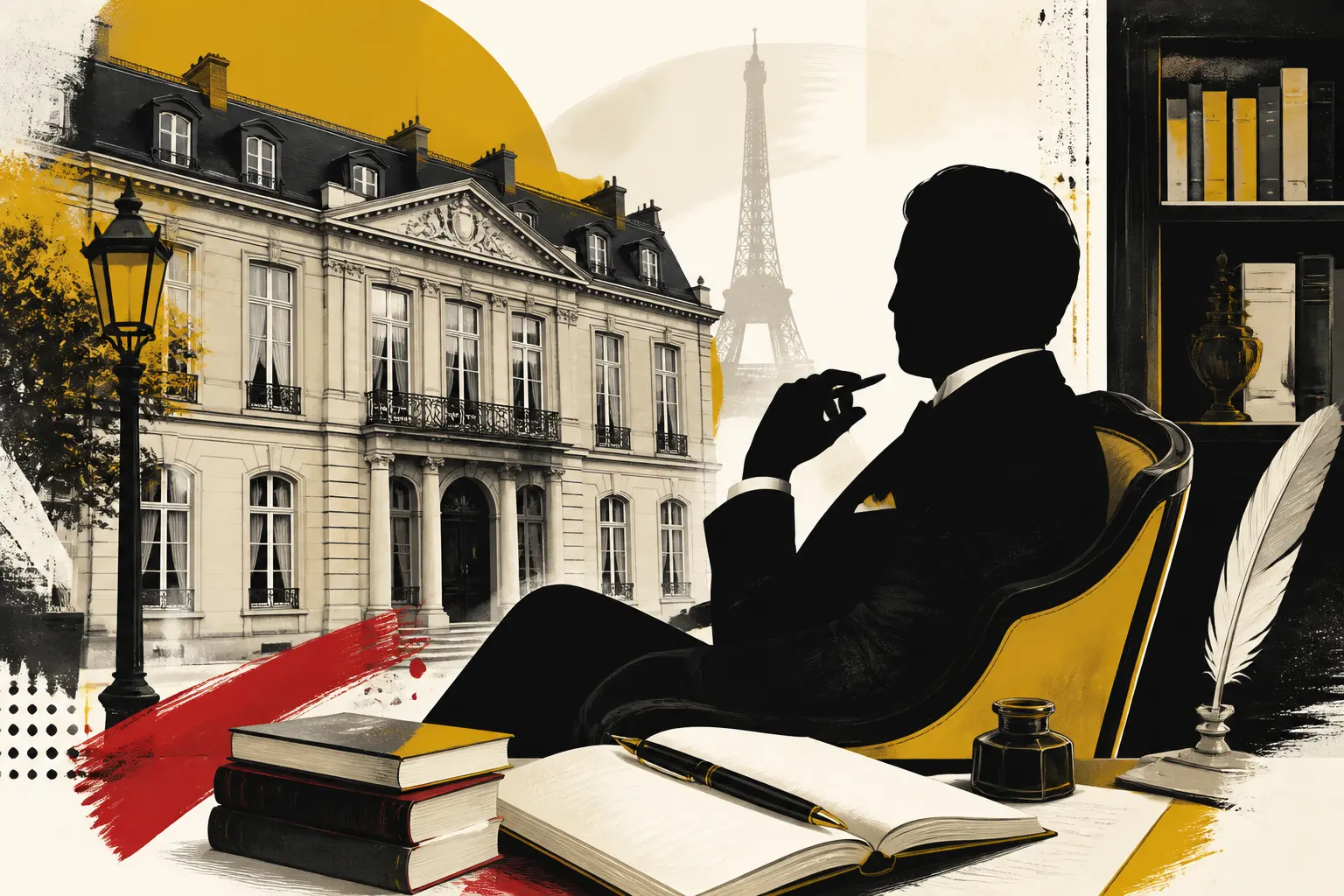 Jean d’Ormesson a vécu jusqu’à 35 ans chez ses parents rue du Bac dans un hôtel particulier classé au style Empire