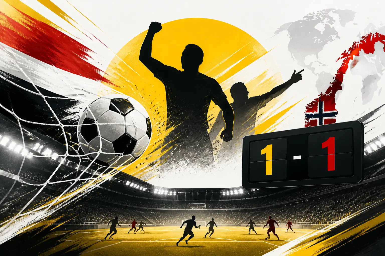 Irak 1-1 Norvège : Hussein égalise pour l’Irak