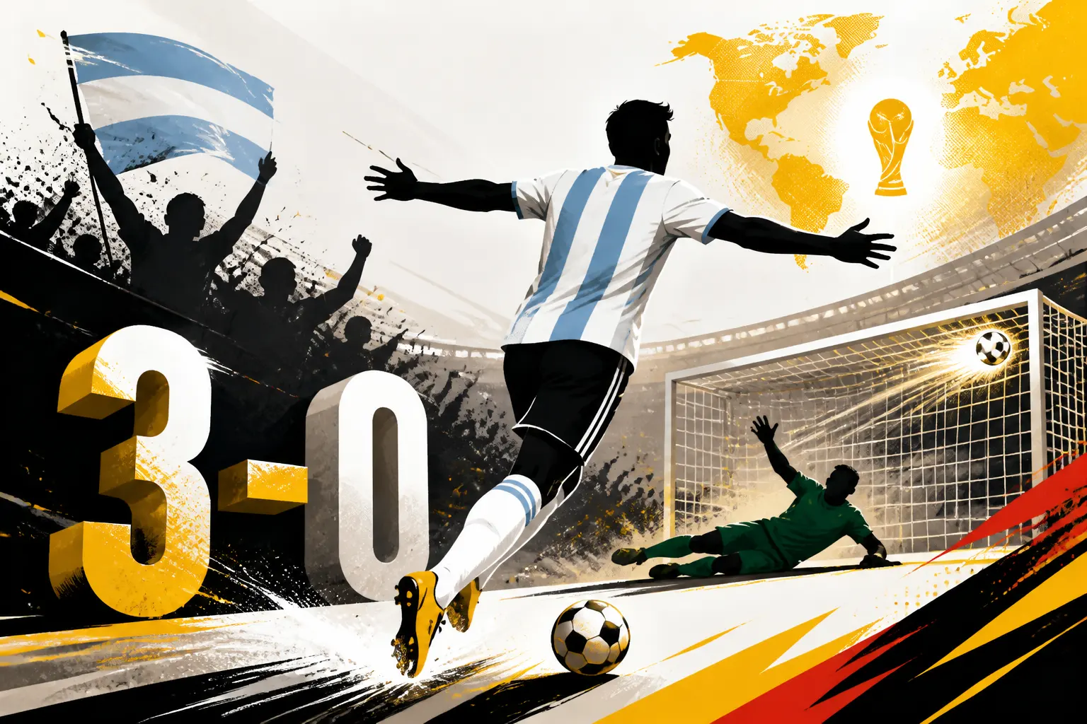 Argentine 3-0 Algérie : Messi signe un triplé pour l’Argentine