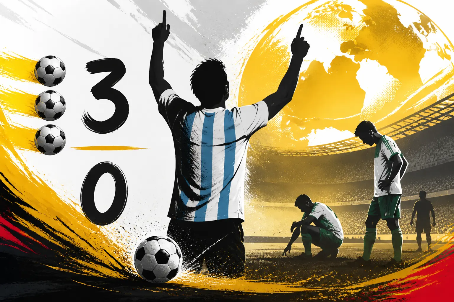 Mondial 2026 : l’Argentine domine l’Algérie 3-0 avec un triplé de Messi