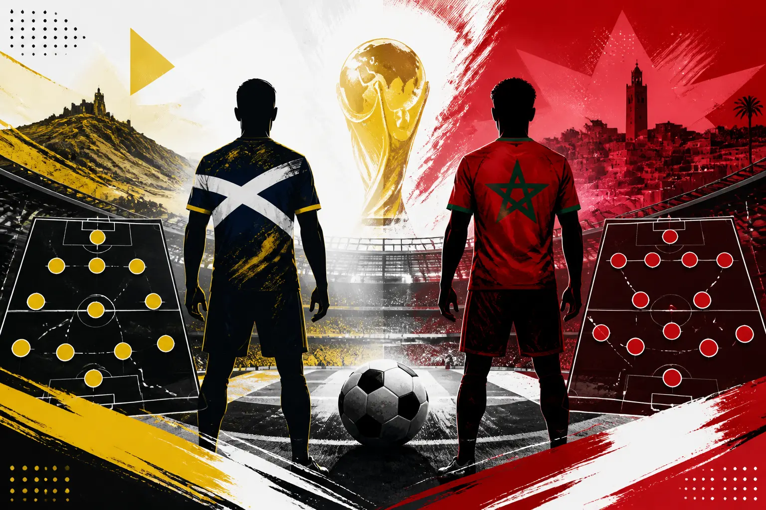 Mondial 2026 : l’Écosse en 3-4-2-1 face au Maroc de Hakimi et Díaz