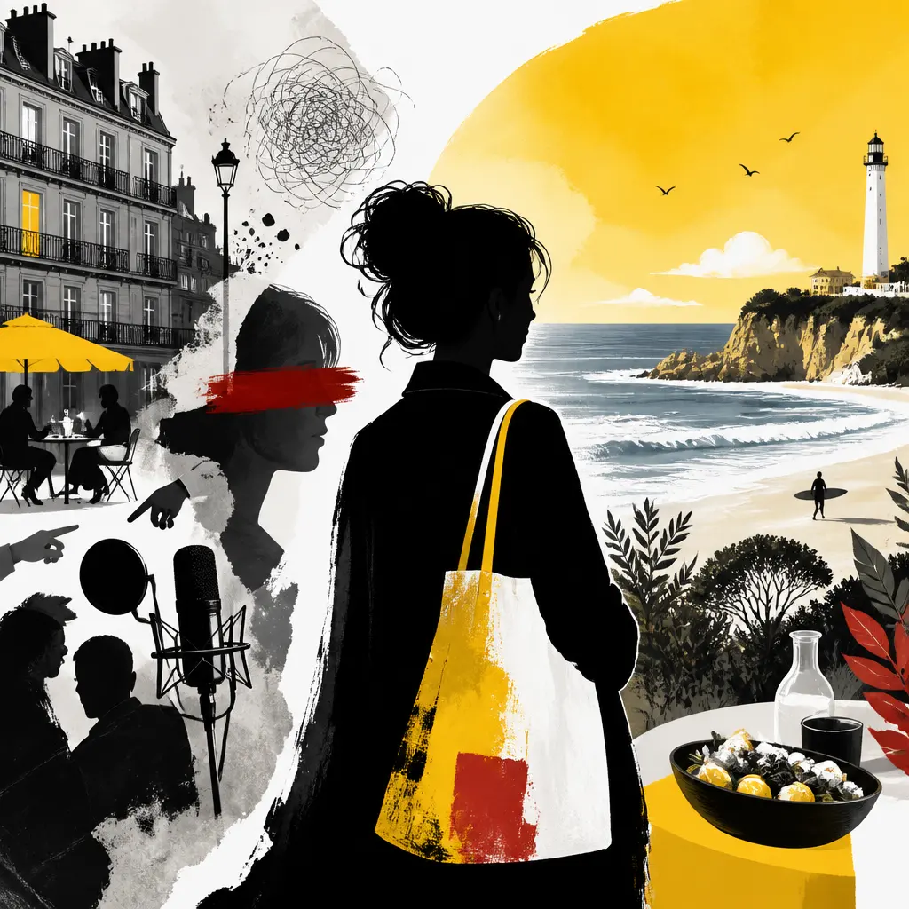 Cécile Cassel a troqué les terrasses du Marais pour les plages de Biarritz