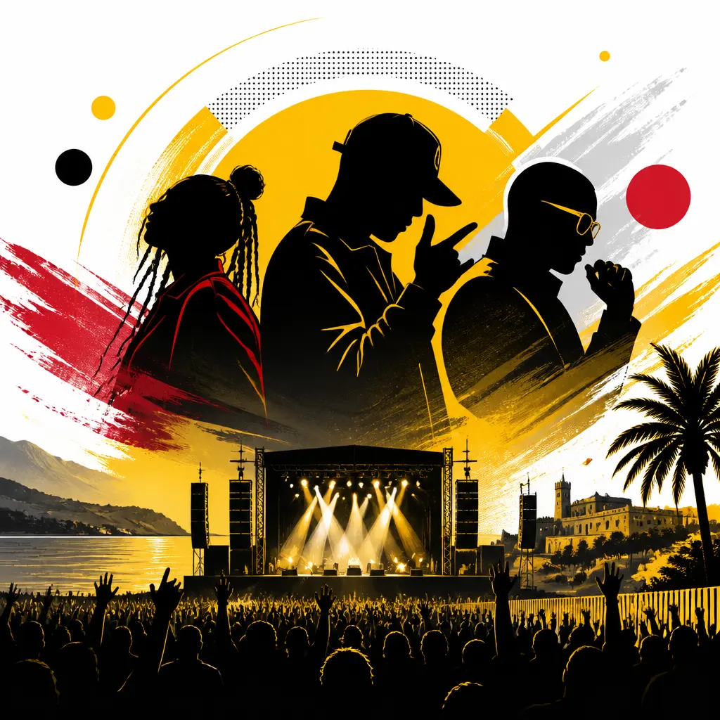Jul, Gims et Théodora se produisent à l’Azura Festival de Fréjus pour une grande première
