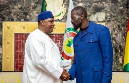 Guinée et Gambie : Mamadi Doumbouya et Adama Barrow scellent un partenariat stratégique bilatéral