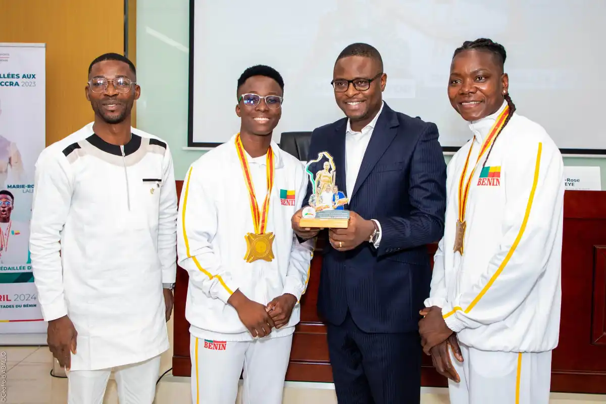 African Games – Accra 2023: Champions Odile Ahouanwanou and Marie Rose Laleye Celebrated by the Government