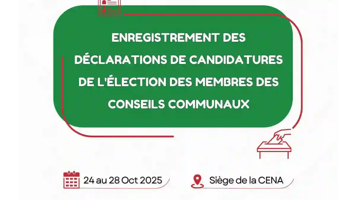 Benin – 2026 Municipal Elections: CENA wraps up candidate registrations