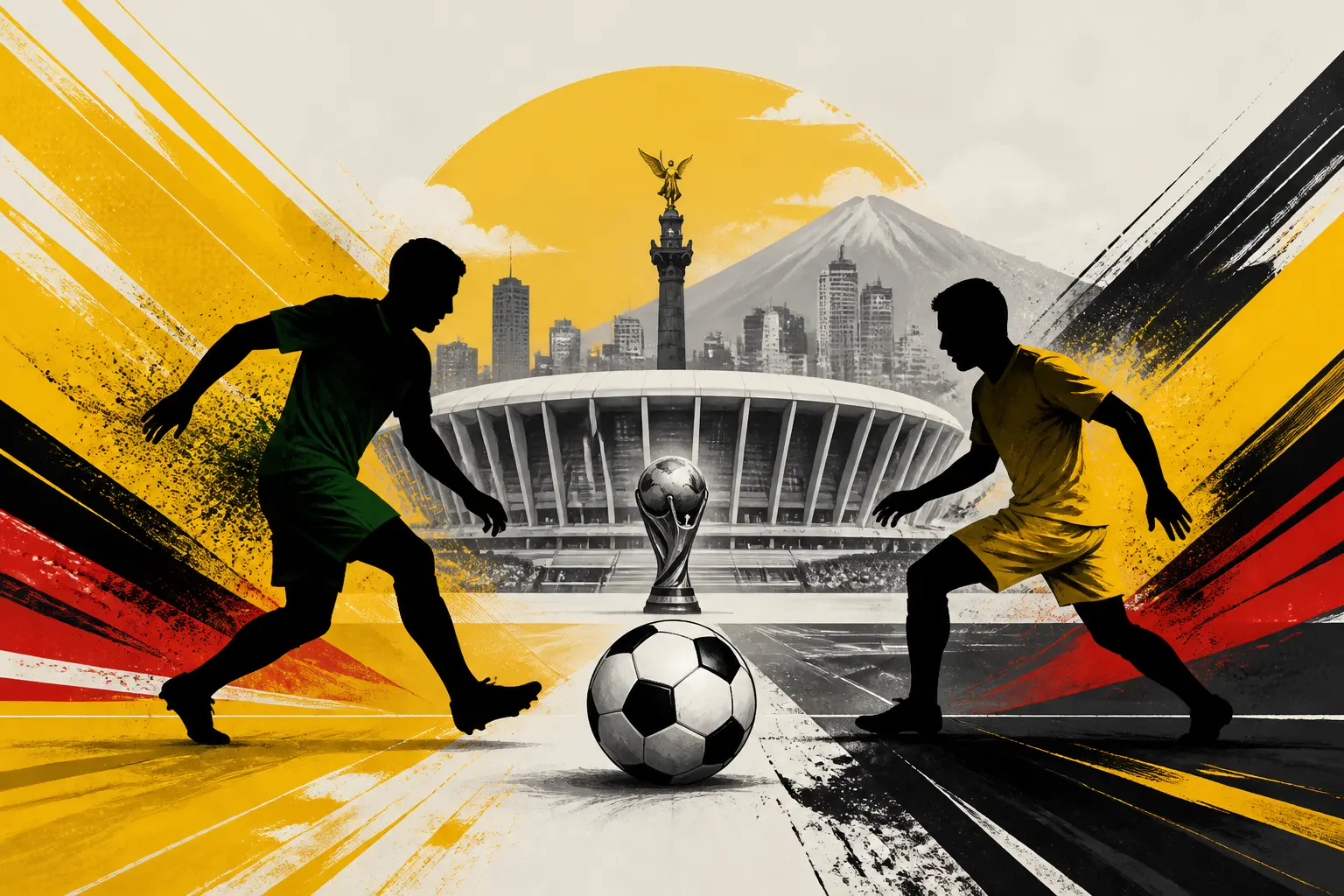 Mexico-South Africa: The host country wins 2-0 at the Azteca Stadium.