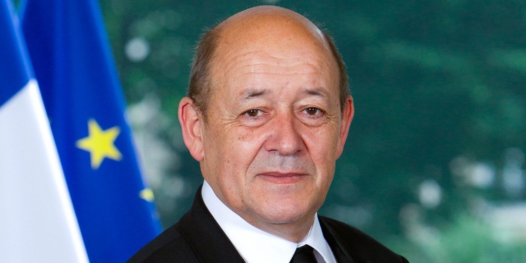 Le chef de la diplomatie francaise, Jean Yves Le Drian