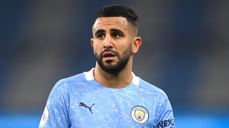 L'attaquant de Manchester City Riyad Mahrez