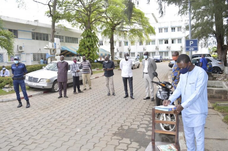 L'Ã©quipe de contrÃ´le de retard Ã  la mairie de Cotonou Ã  l'oeuvre ce mardi 04 2021