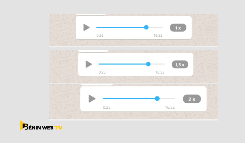 WhatsApp a ajouté des contrôles de vitesse de lecture pour les messages vocaux