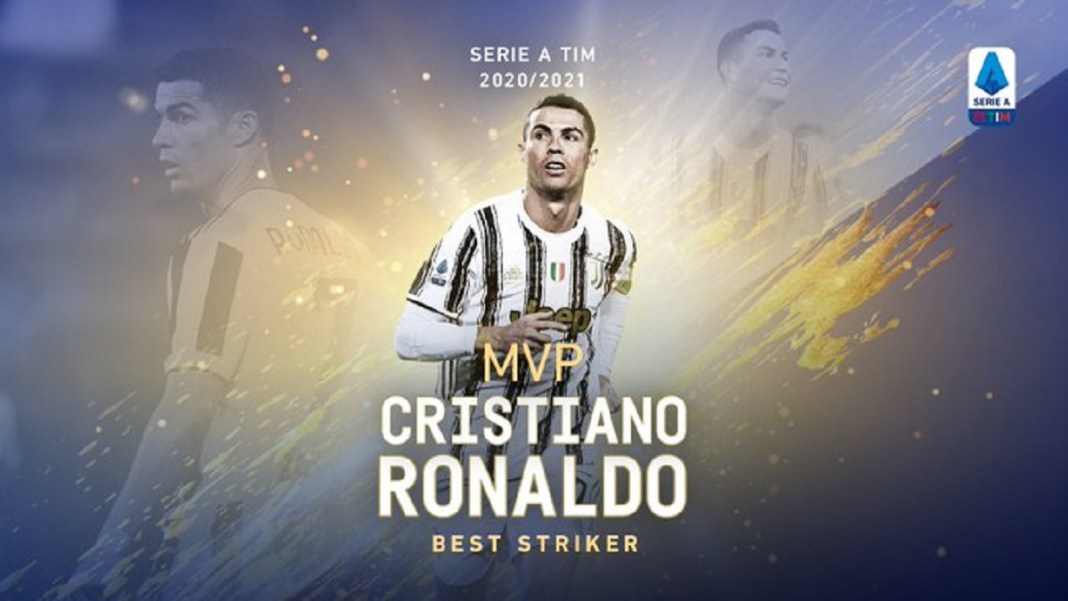 Cristiano Ronaldo désigner meilleur attaquant de la Serie A saison 2020-2021