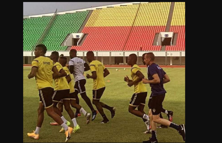 Les Ecureuils du BÃ©nin en pleine sÃ©ance d'entrainement