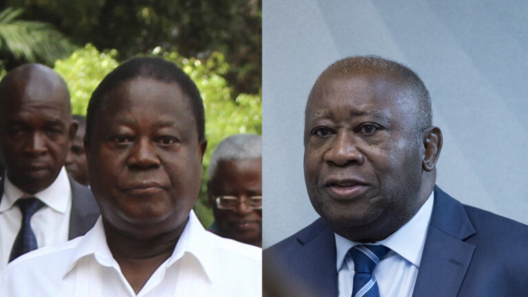 Laurent Gbagbo et Henri Konan BÃ©diÃ©