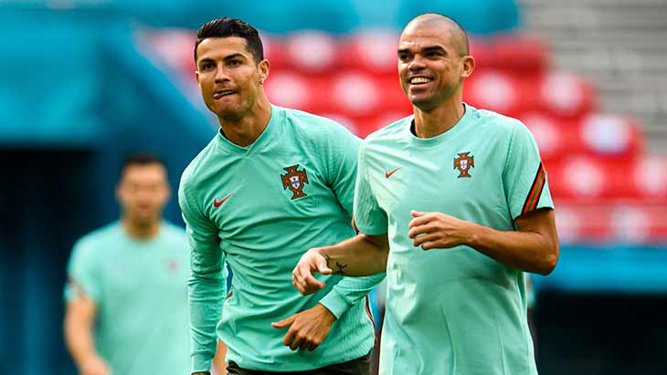 Cristiano Ronaldo et Pépé