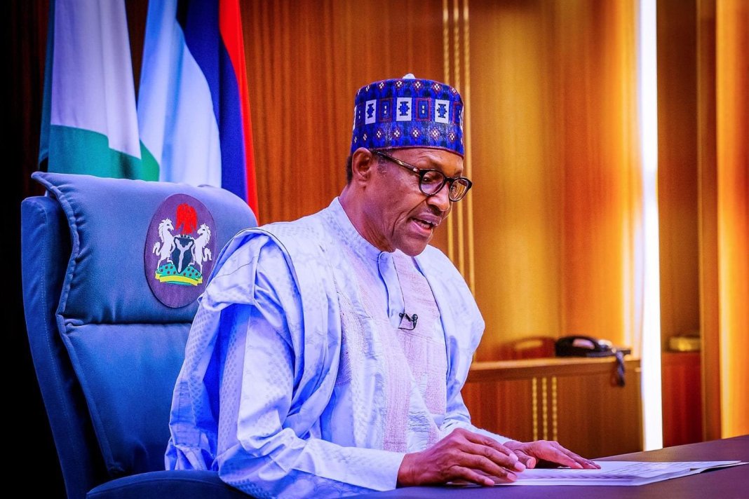 Le président de la République fédérale du Nigéria, Muhammadu Buhari
