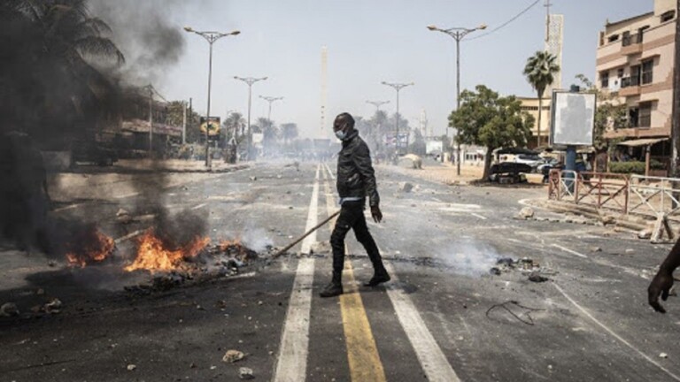 Manifestation Ã  Dakar