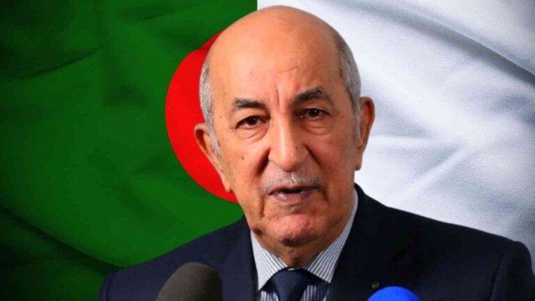 Le prÃ©sident algÃ©rien Abdelmadjid Tebboune