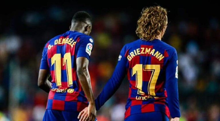 Barça: le club recadre Antoine Griezmann et Ousmane Dembélé