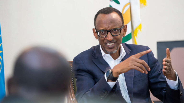 Paul KagamÃ©, prÃ©sident du Rwanda