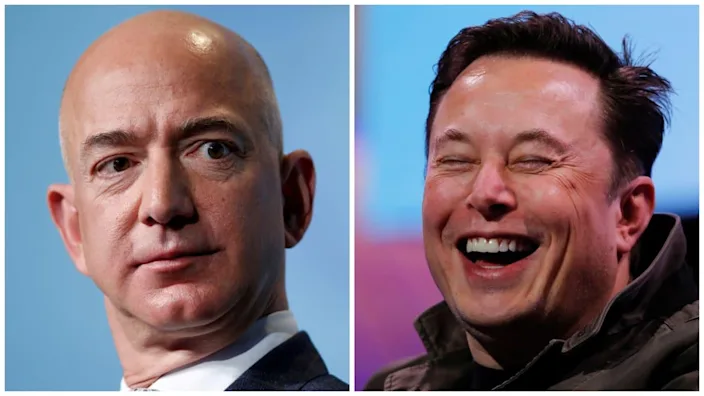 Jeff Bezos et Elon Musk