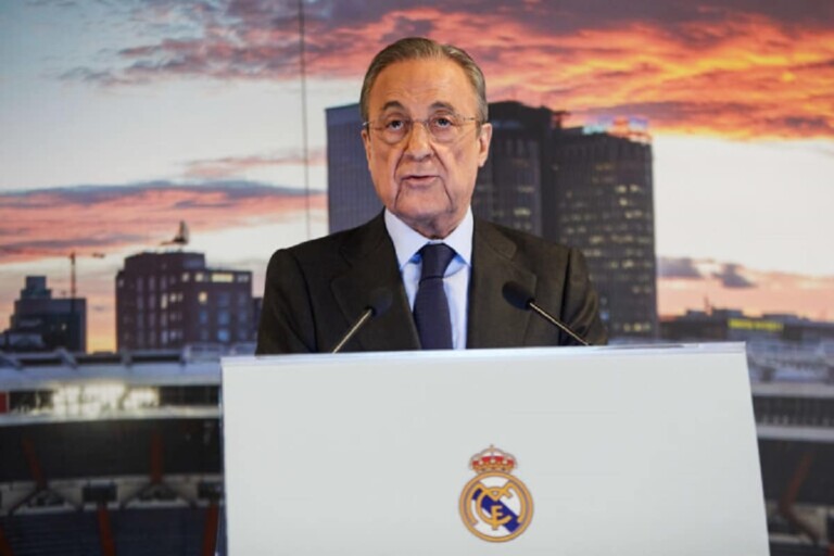 Florentino Perez, president du Real Madrid en confÃ©rence de presse