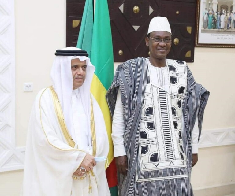 Ambassadeur du Qatar et le Premier ministre malien