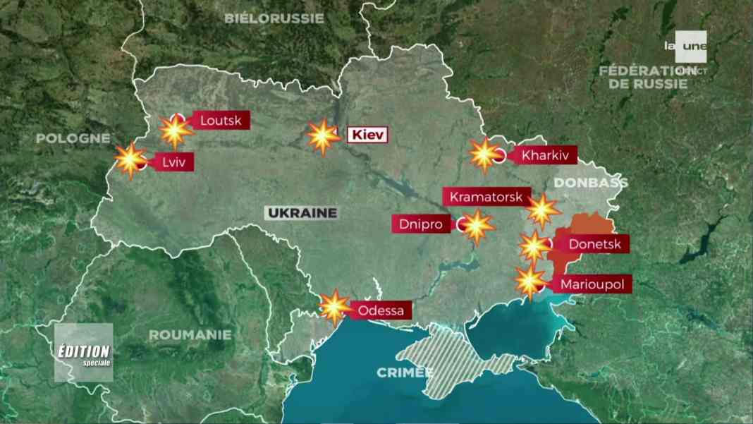 Ukraine : le point sur les villes bombardées