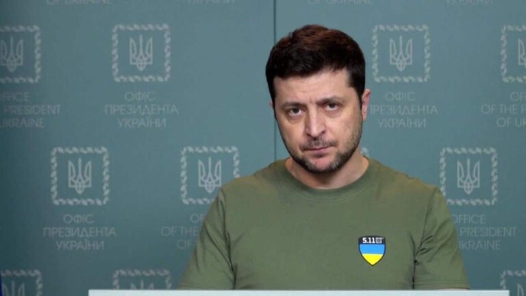 Le prÃ©sident ukrainien Volodymyr Zelensky