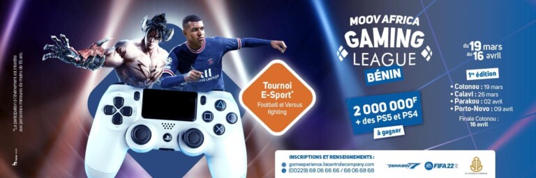 BÃ©nin : Moov Africa lance le « Gaming League » avec de grandes surprises